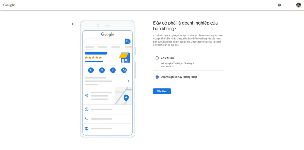 Dua doanh nghiep cua ban len Google 3