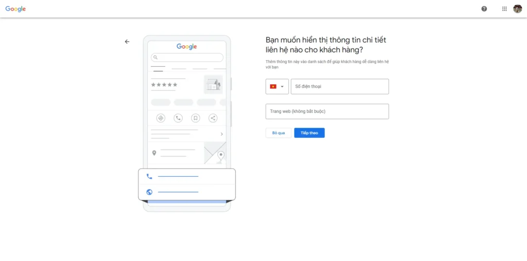 Dua doanh nghiep cua ban len Google 7 1